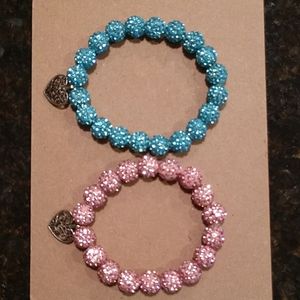 Pretty strechy beaded bracelets